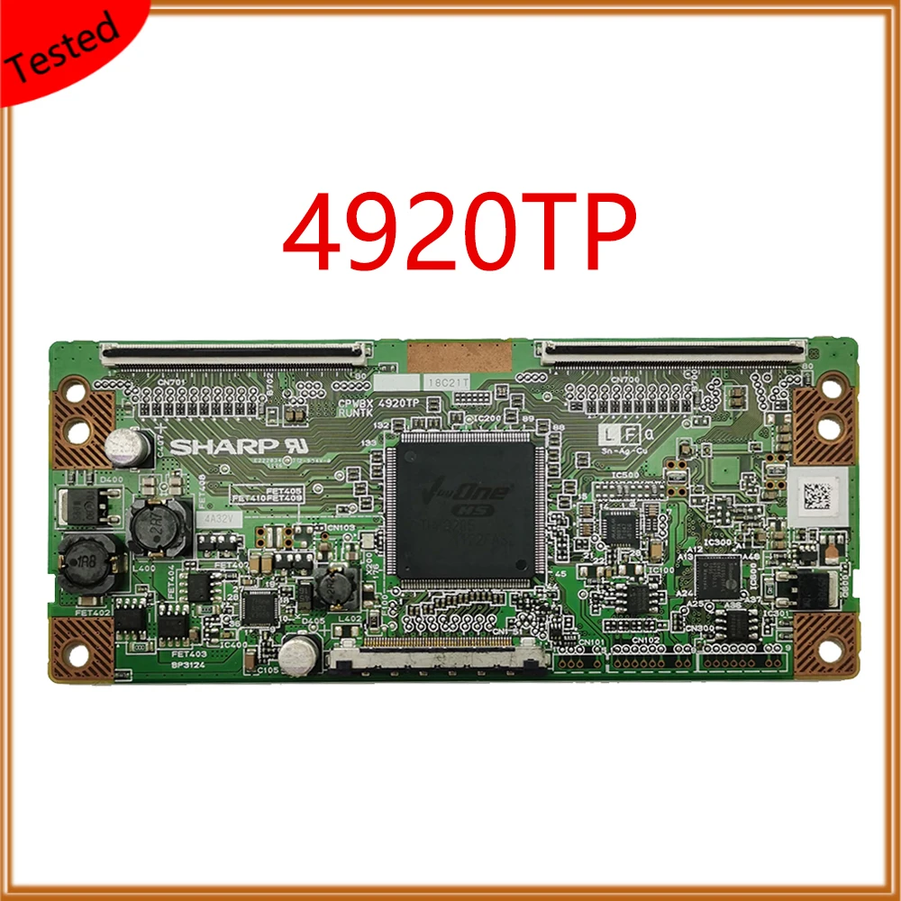 CPWBX RUNTK 4920TP T Con плата для Sharp TLM60V89GP LK600D3LA38. .. На дисплее протестирована оригинальная Tcom Tcon|Печатные платы| |