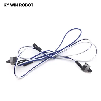 

5pcs/lot Computer Host Switch Line Restarting Power Line RESET Computer Chassis Power Switch Line Power Cable Hot Sale Promotion