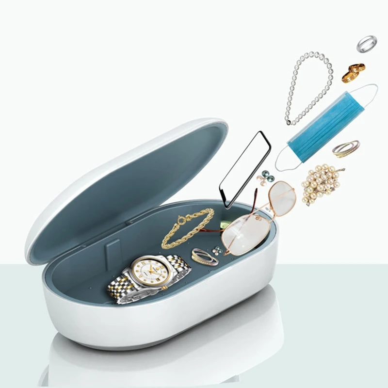 

UV-Clean Rag Disinfection, Phone Wireless Charging Station, Cell Phone Disinfection & Multi-Function Disinfection Box, Compatibl