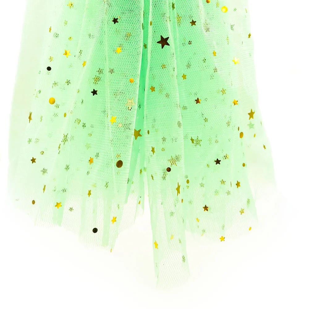 Gonna Staccabile Scintillante Con Luna E Stelle, Gonna In Tulle Morbidissima Glitterata, Gonna Da Sposa, Gonna In Tulle Per Servizi Fotografici - Italia - Foto 10