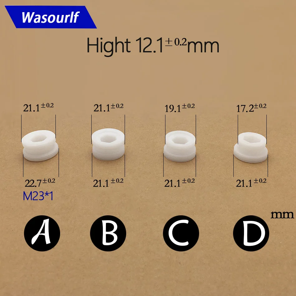 WASOURLF-outer-adapter-M23-M22-male-thread-