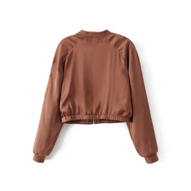 Осень и зима стиль Европа и Америка Мода Slim Fit Короткая куртка пилота Женское пальто