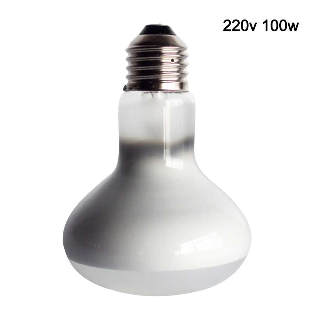 220v100w UVA Basking Spot лампа теплоты легкого применения рептилия, черепаха Водонепроницаемый нагревательная лампа среды обитания огни - Цвет: 220v100w