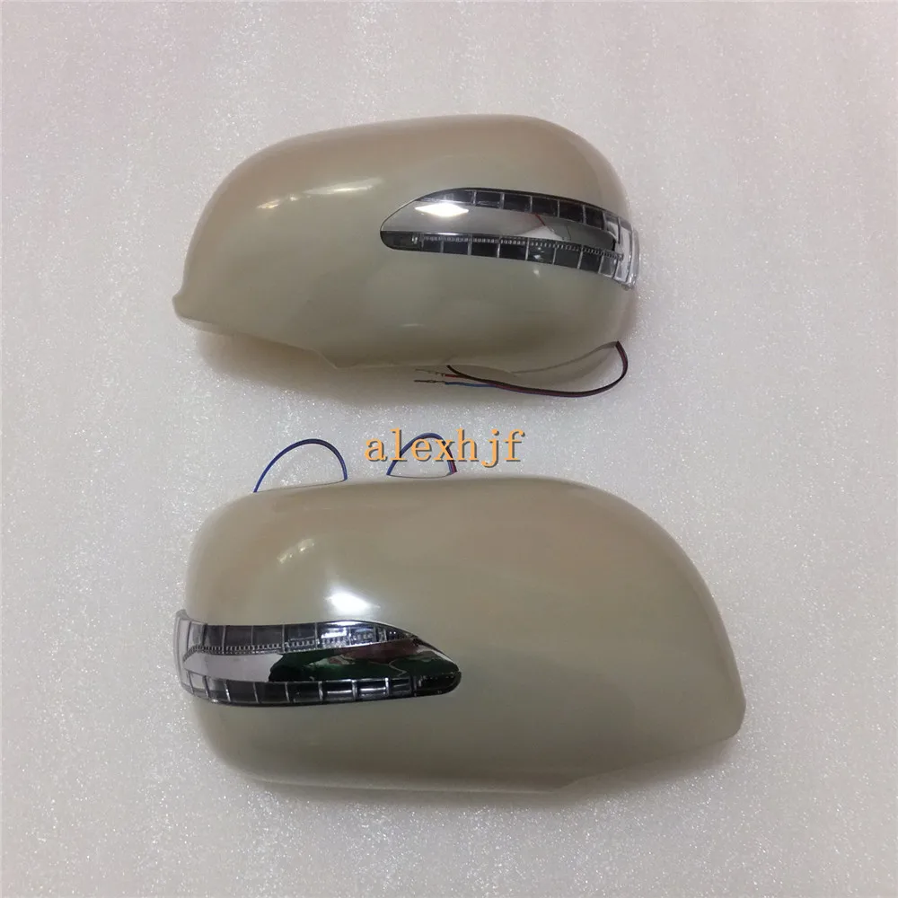 Dedicated Rear-view Mirror LED light + Cover Case for TOYOTA CROWN (S180) 03~08 LEXUS LS430(UCF30) 00~06 GS430 Right-Hand Driver