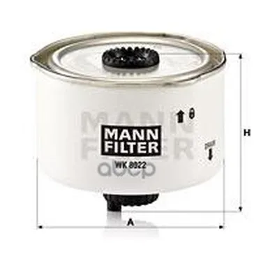 Фильтр Топливный Mann-Filter Wk8022x MANN-FILTER арт. WK8022X