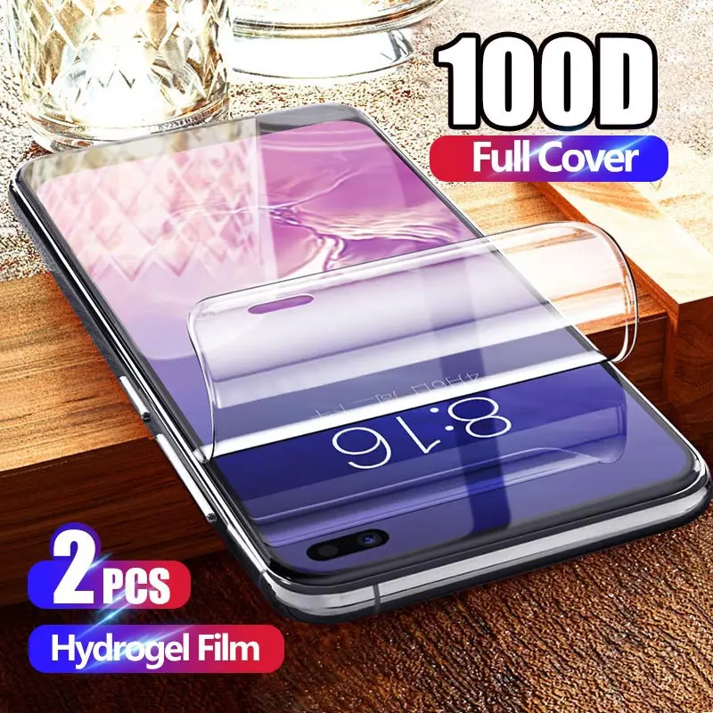 

2Pcs Hydrogel Full Screen Protector For Samsung Galaxy S10 S8 S9 Plus S10E For Note 8 9 10 Pro S7 Edge Protective Film Not Glass