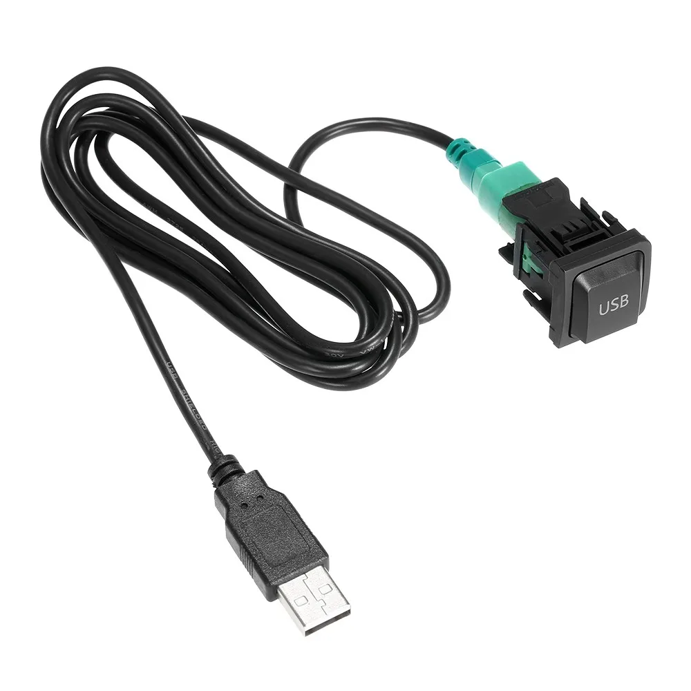 Автомобильный USB кабель преобразования аудио кабель адаптер Разъем Аксессуары плеер Подходит для VW аудио кабель адаптер 130 см