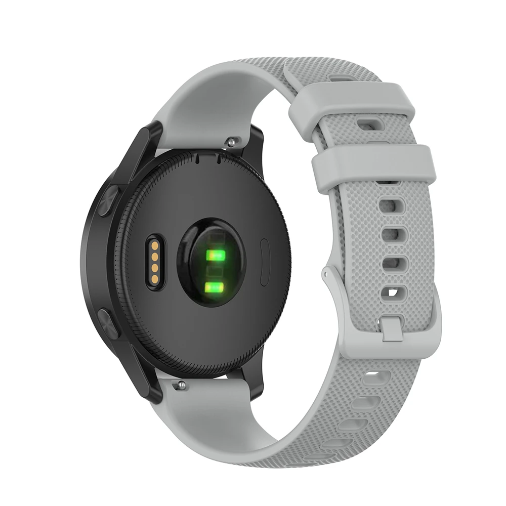 22 мм сменный ремешок для часов Ремешок для Garmin Vivoactive 4 Смарт-часы с маленьким клетчатым спортивным браслетом быстросъемный браслет на запястье