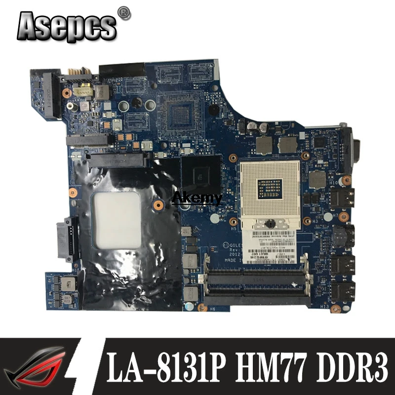 QILE1 LA-8131P для lenovo thinkpad E430 E430C ноутбук FRU системной платы 04W4018 04Y1168 PGA989 HM77 DDR3 тесты работы
