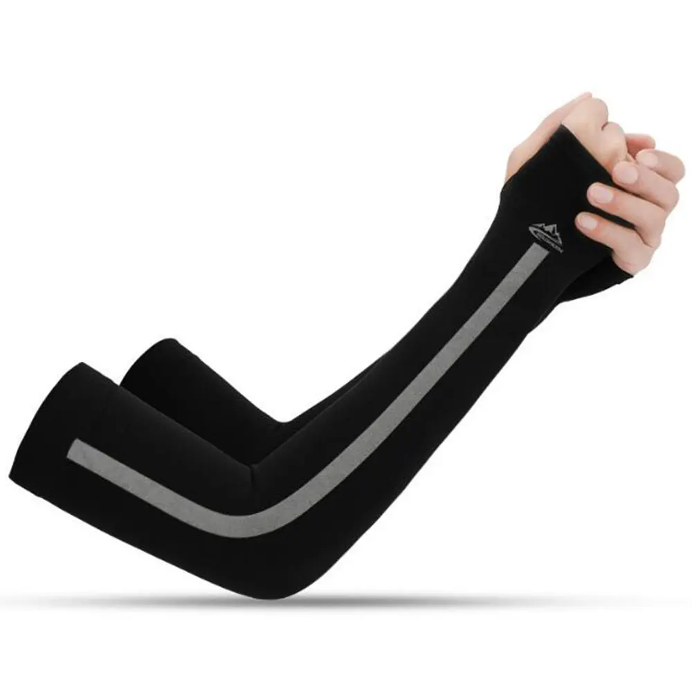 Arm Sleeves sun protection arm sleeves arm sleeves cooling arm sleeves 2PCS Men Cycling Ice Sleeves Quick-drying Breathable Sunscreen Arm Sleeves UV Protection Tattoo For Running Fitness
