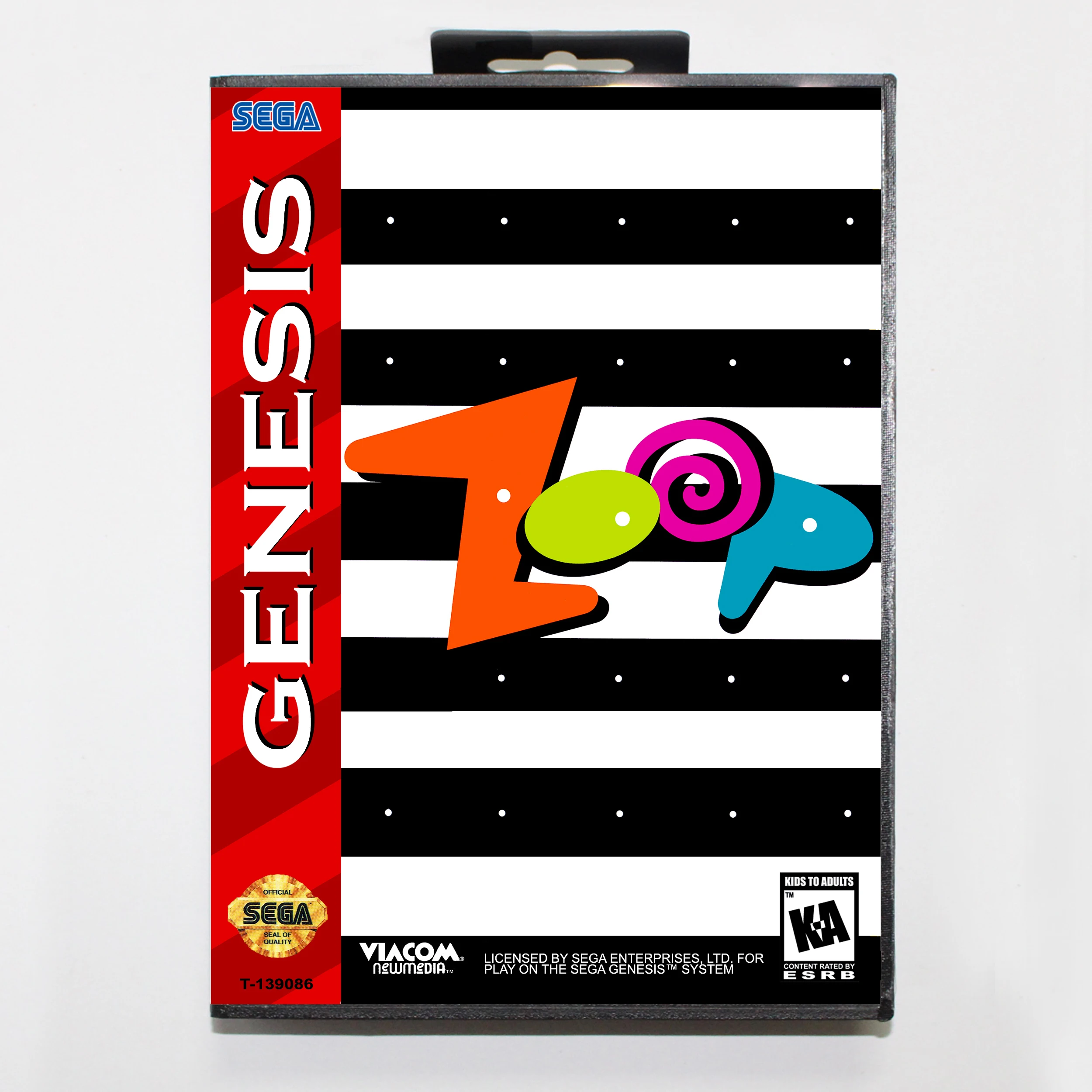 Zoop Коробочная версия 16 бит MD игровая карта для системы sega MegaDrive sega Genesis