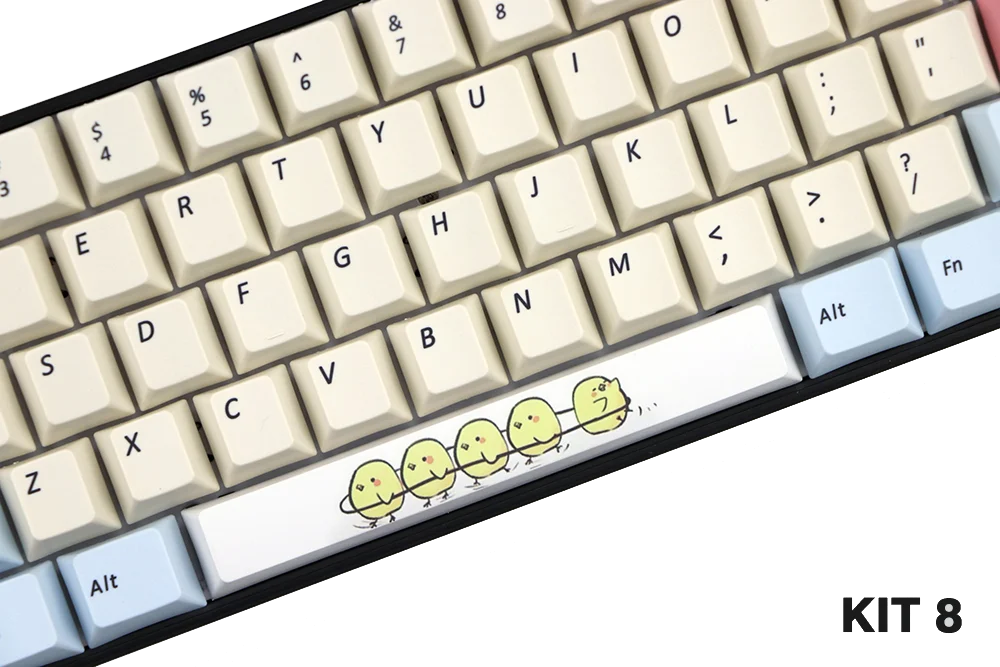 KIT 8 ПБТ краситель-подложенный пробел 6.25U Вишневый профиль - Цвет: KIT 8