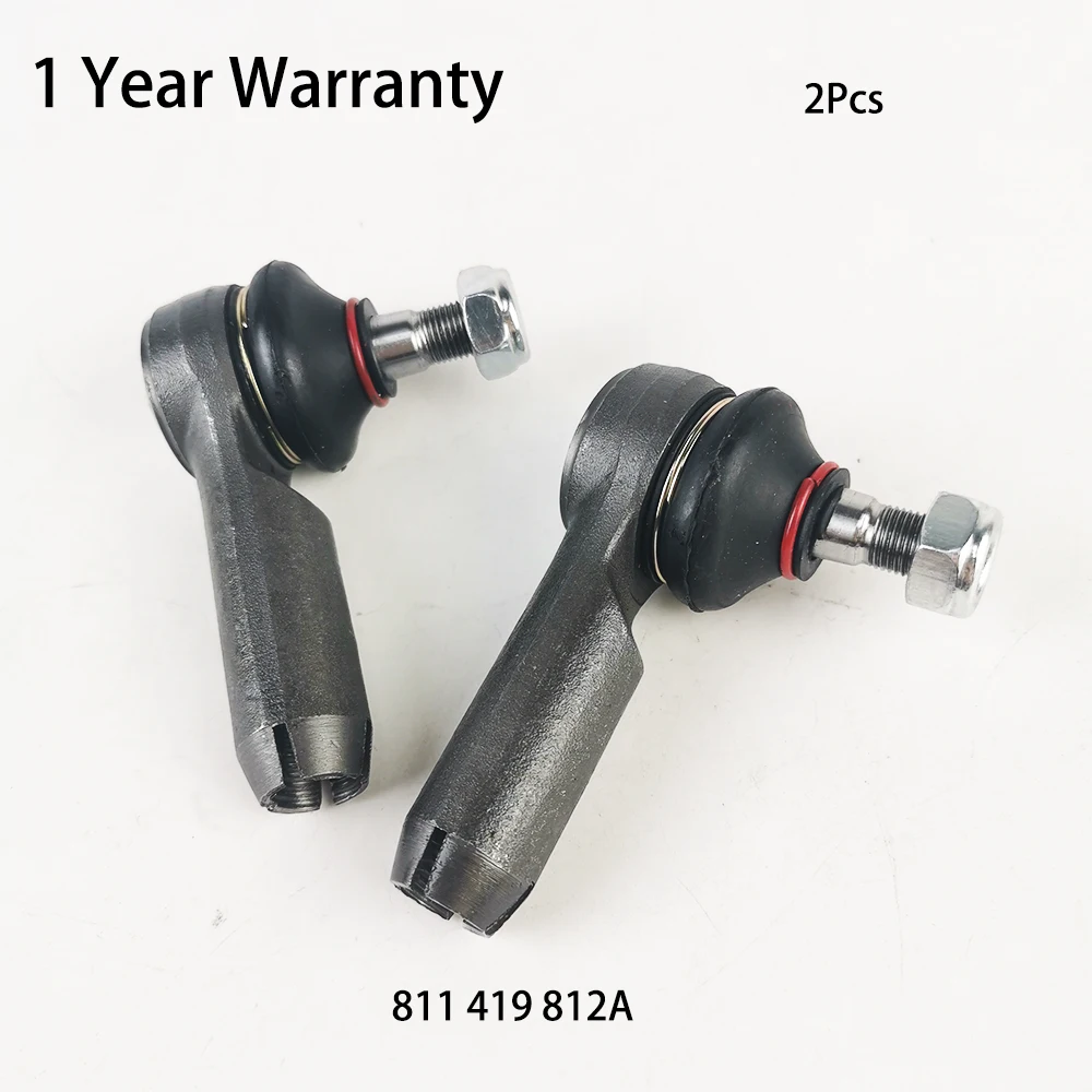 

2 шт., наружная шаровая Головка галстука 811419812A для VW QUANTUM PASSAT SANTANA AUDI A80 A40Q