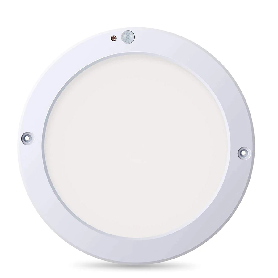 flat panel led lights 15W/18W Round LED Panel Light Ceiling Lights Led Motion Sensor Downlight Human Body Infrared Detector Flush Mount Light 2x4 led surface mount light