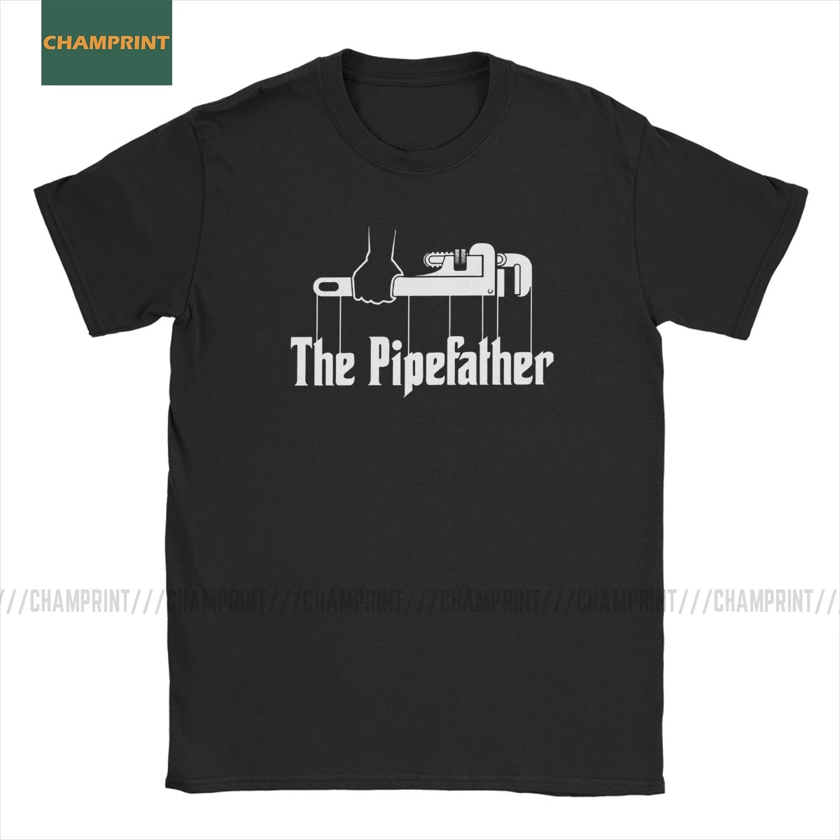 Уникальный Сантехнический ключ Pipefather футболки мужские хлопковые Открыватель