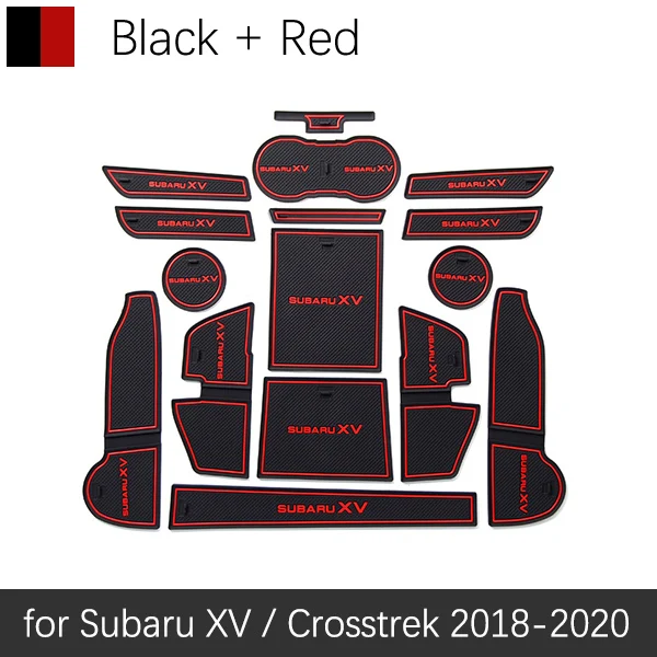 Грязный коврик для Subaru XV Crosstrek WRX STI аксессуары для двери паз ворота слот подставка Противоскользящий коврик для автомобиля