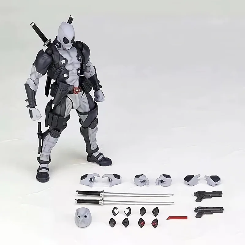 Shan kou shi Deadpool Garage Kit Deadpool маленькая база X-men серия Мобильная трансплантация лица в штучной упаковке модель
