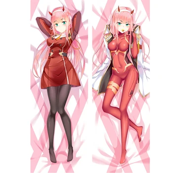 

Zero Two Sexy Anime Dakimakura Girl Body Pillow Covers DARLING in the FRANXX Japan Hugging Waifu Otaku Cosplay Pillowcase Gift