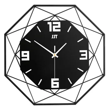 

Nordic Fashion Clock Wall Clock Living Room Creative Clock Home Metal Decorative Quartz Clock