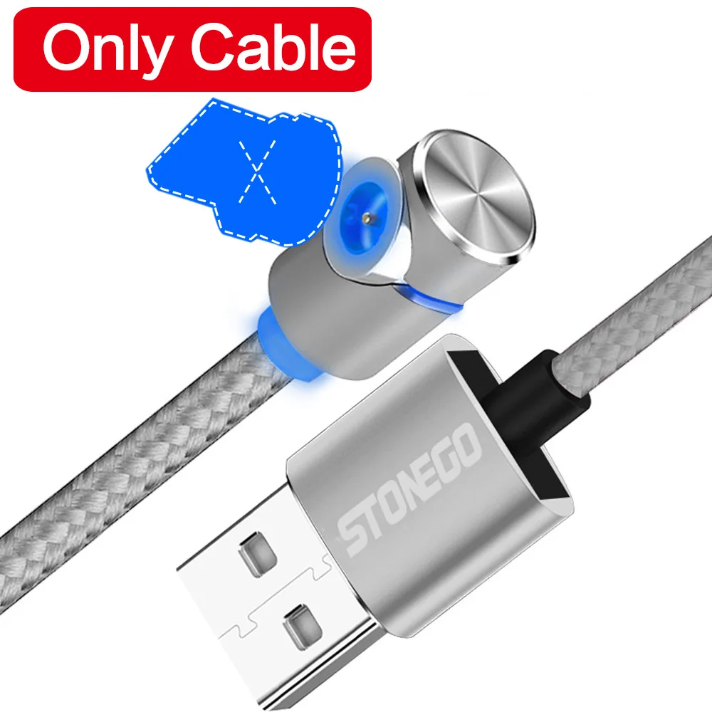 Cavo Magnetico di Ricarica 3 in 1 USB-C™ Micro USB e 8 pin con LED 1.2m - Cavi USB 2.0 - USB - Computer
