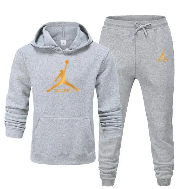 light gray Спортивные костюмы мужские толстовки с капюшоном Свободные повседневные спортивные цвета подходящие реглан рукав с капюшоном пуловер Толстовка Мужская Большой размер S-3Xl - Цвет: light gray