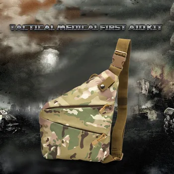 

Outdoor Camouflage Shoulder Messenger Bag Storage Bag Waterproof Shoulder Bag Mobile Phone Zipper Pouch Packs Belt Purse