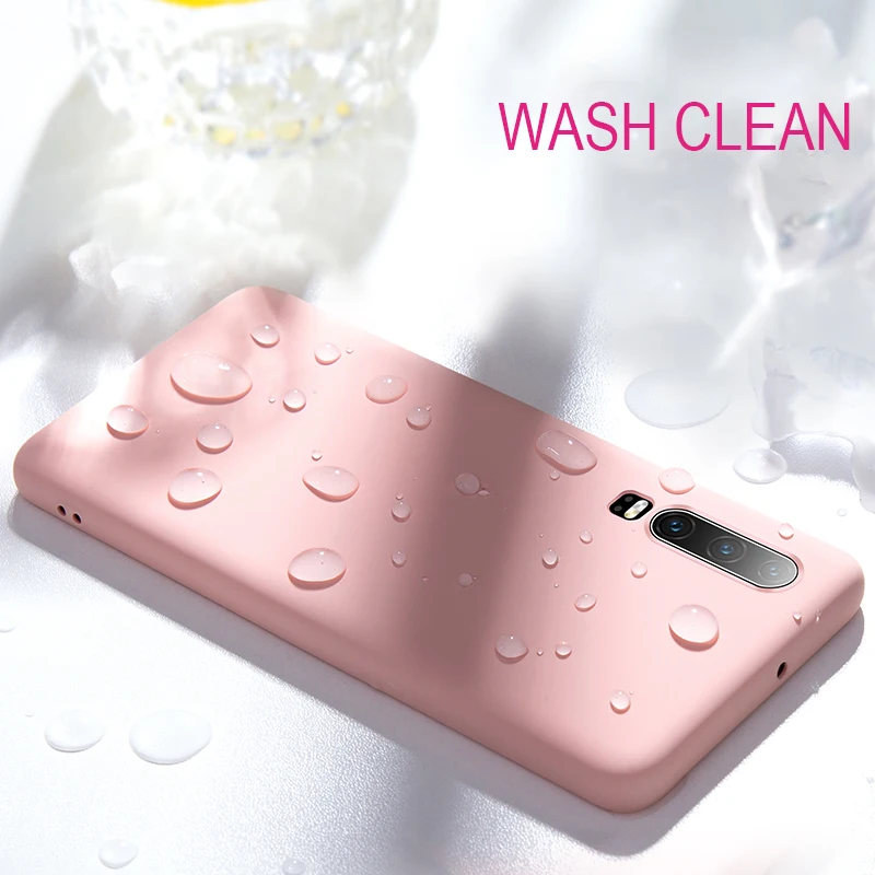 Soft Case For Huawei P Smart Plus Z P30 P20 Lite Honor 10 10i 20 Nova 3 3i 5 5i Mate 30 Pro Original Liquid Silicone Cover