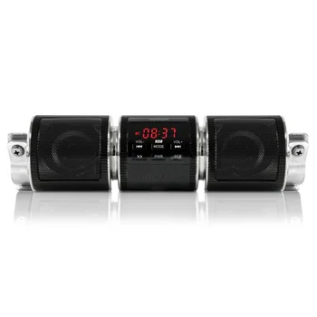 

Waterproof Bluetooth Motorcycle Stereo Speaker MP3 Audio System USB AUX SD Radio