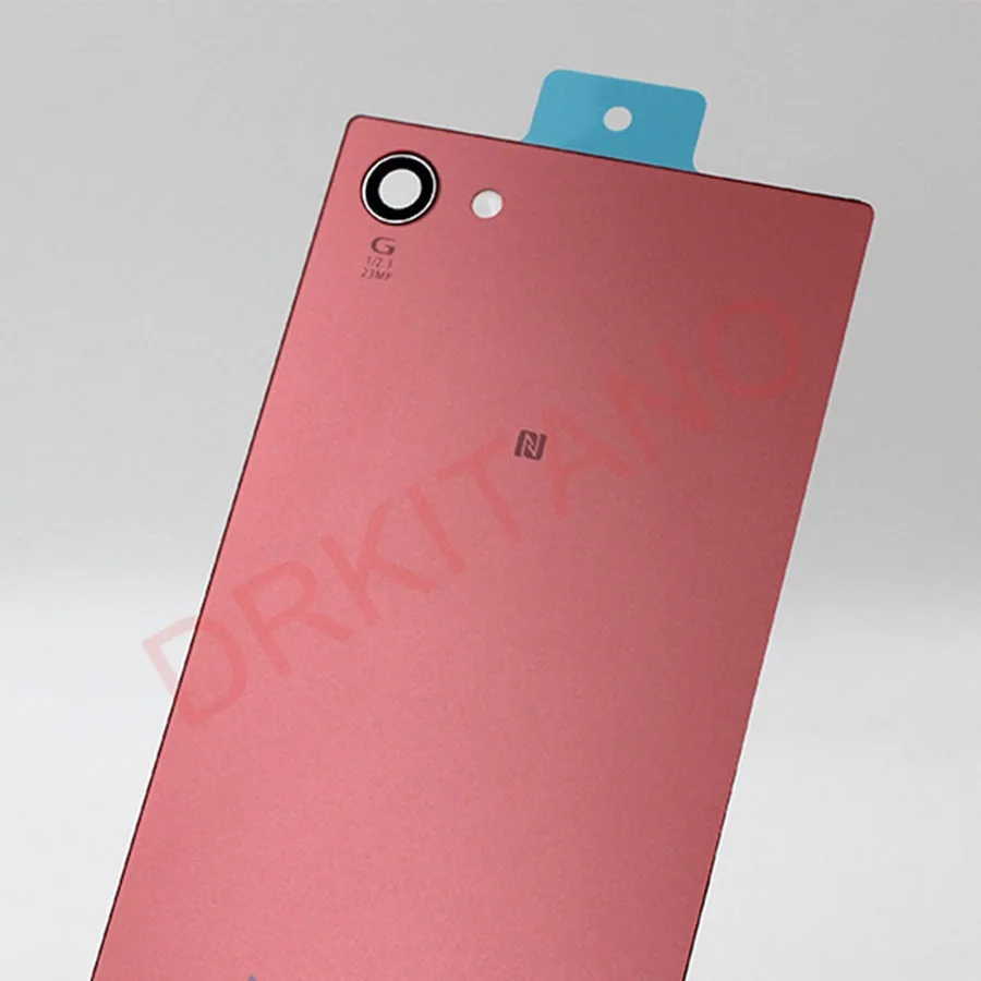 Для SONY Xperia Z5, компактная крышка аккумулятора, Задняя стеклянная крышка, задняя дверь, корпус панели для 4," SONY Z5 Compact, крышка батареи, замена