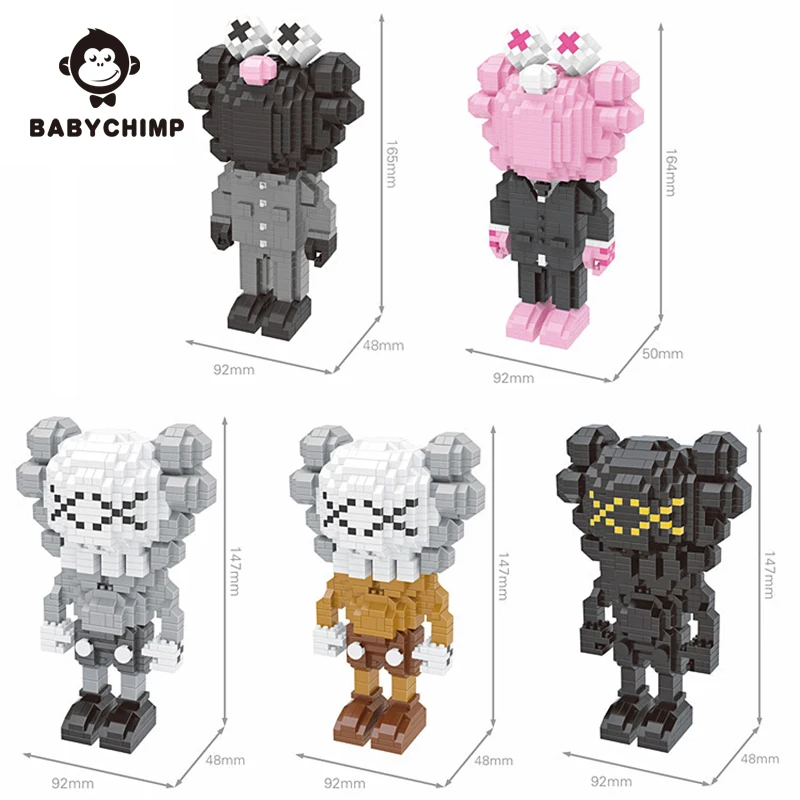 

3D Diamond wisehawk toys mini blocks Creative Intelligence Assembling Children's Building Blocks toys Cartoon Series