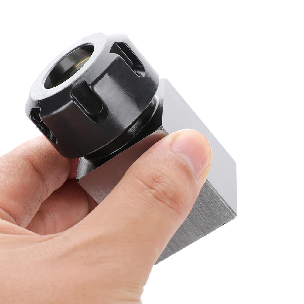 

35x65mm Hard Steel ER-25 Hex Collet Block Spring Chuck Collet Holder High Hardness For 60/90/120 Degrees Engrave Machine