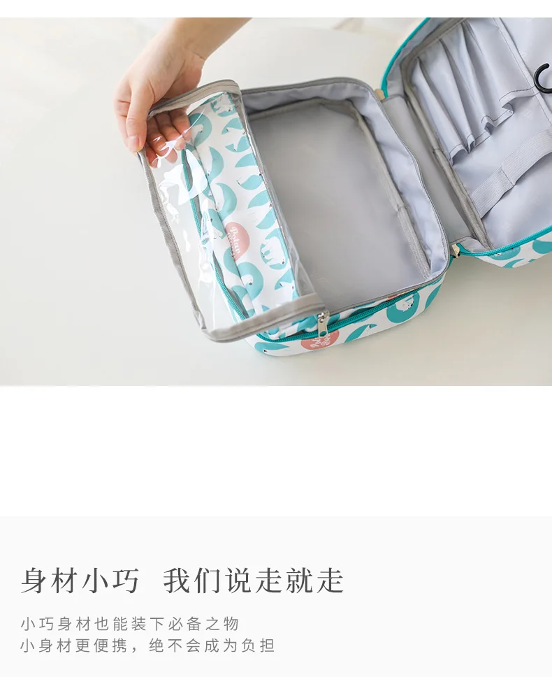 Сумка-косметичка для путешествий В креативном стиле, сумка для мытья полости рта, косметическая сумка, портативная Холщовая Сумка