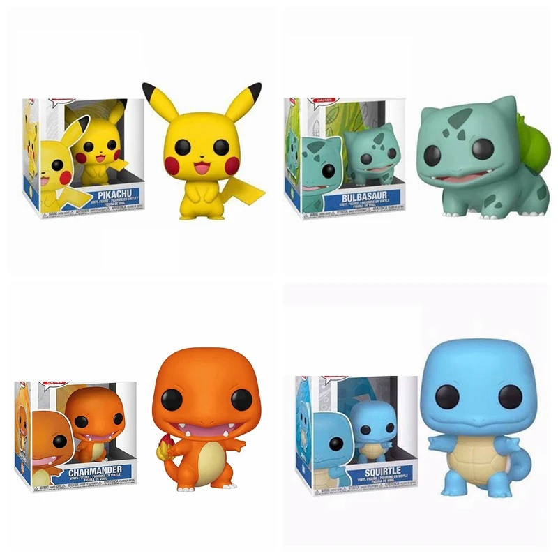 Funko японские Покемоны Аниме Фигурка Пикачу Бульбазавр Сквиртл чармандер