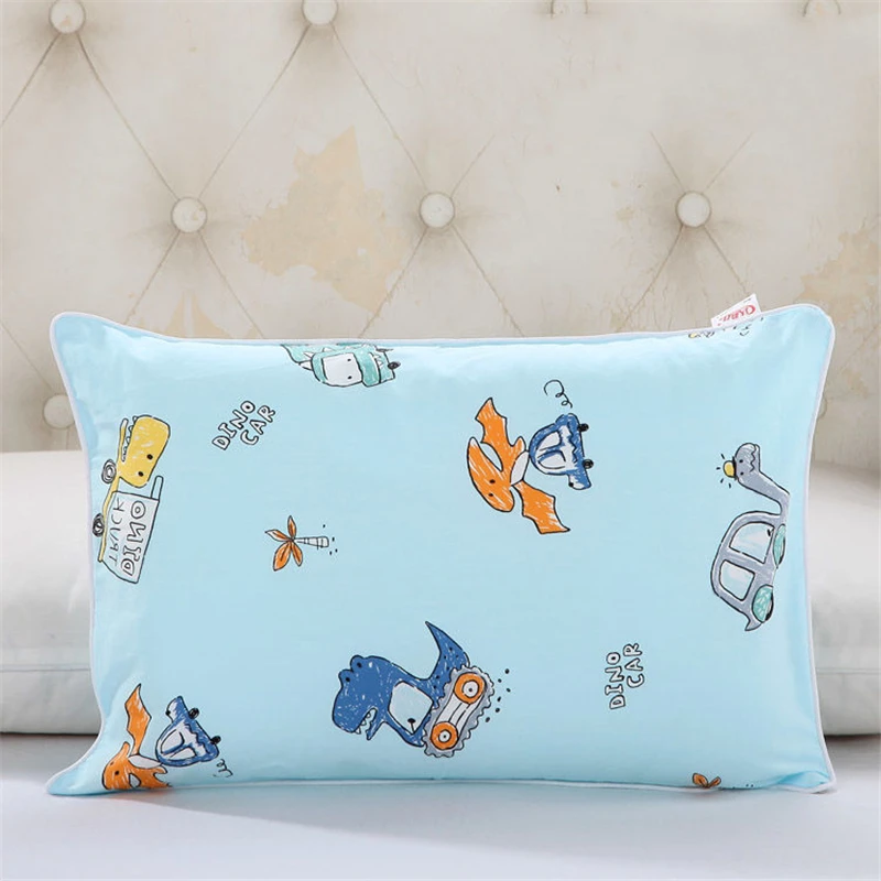 1 Piece Children Cartoon Pillowcase Kindergarten Zipper Pillow Case Infant Dustproof Protective Case
