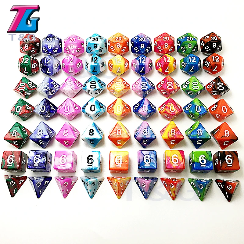 20 цветов микс DND игрушки для взрослых детей пластиковые кубики специальный