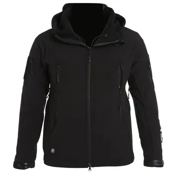 

Outdoor Soft Shell Fleece Men And Women Windproof Waterproof Breathable Warm Three-In-One Coat Shark Leather Jacket