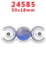 24585 30 шт. плоское украшение из смолы Хэллоуин catoon смолы pr24574 - Color: 24585