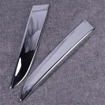 

CITALL 2Pcs ABS Chrome Rear Window Windshield Side Spoiler Lid Molding Garnish Cover Trim Fit for Ford Kuga Escape 2013-2019
