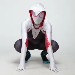 Новинка лайкра Человек-паук фильм ТВ костюмы паук Гвен Человек-паук Ps4 игровой костюм женский для косплея костюм Venom дети