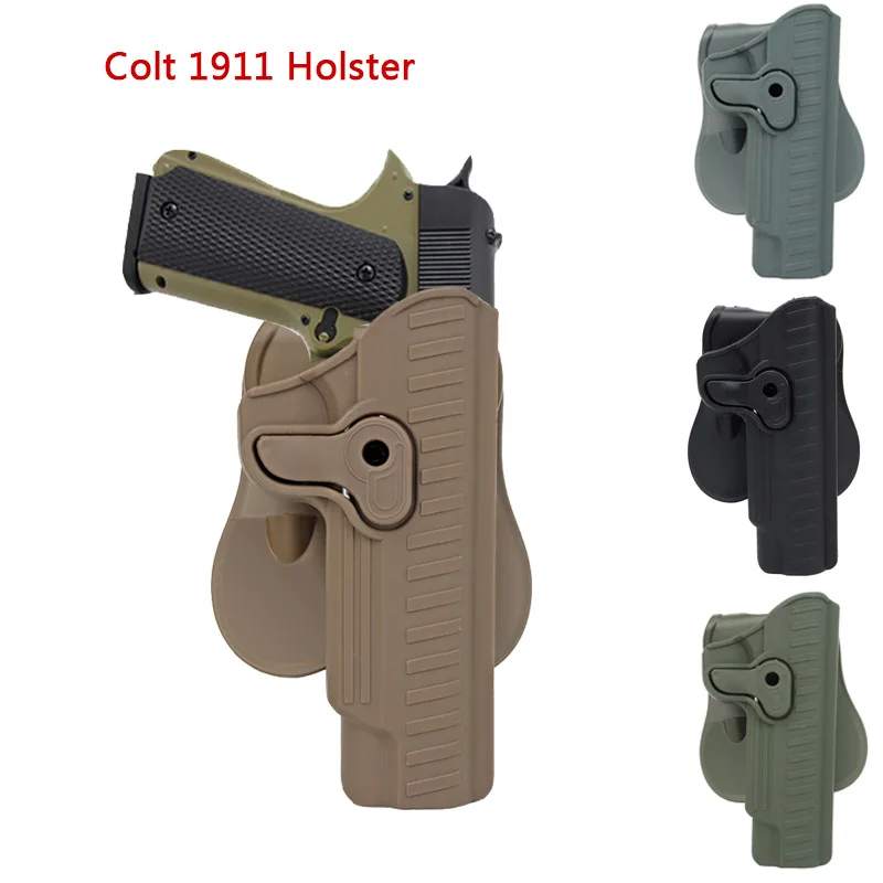 

Tactical Gun Holster For COLT 1911-5 Airsoft Pistol Holster Right Hand Waist Gun Case Shooting Military Hunting Accessories