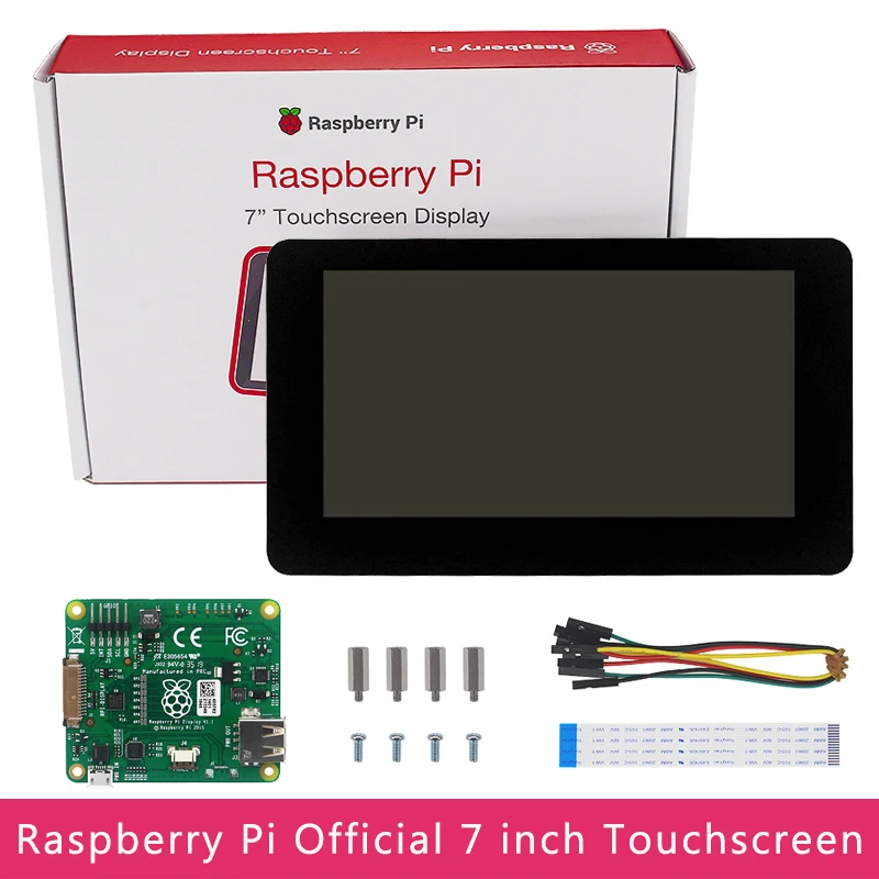 Original official raspberry pi 7 inch touchscreen display 800x480 hd 24