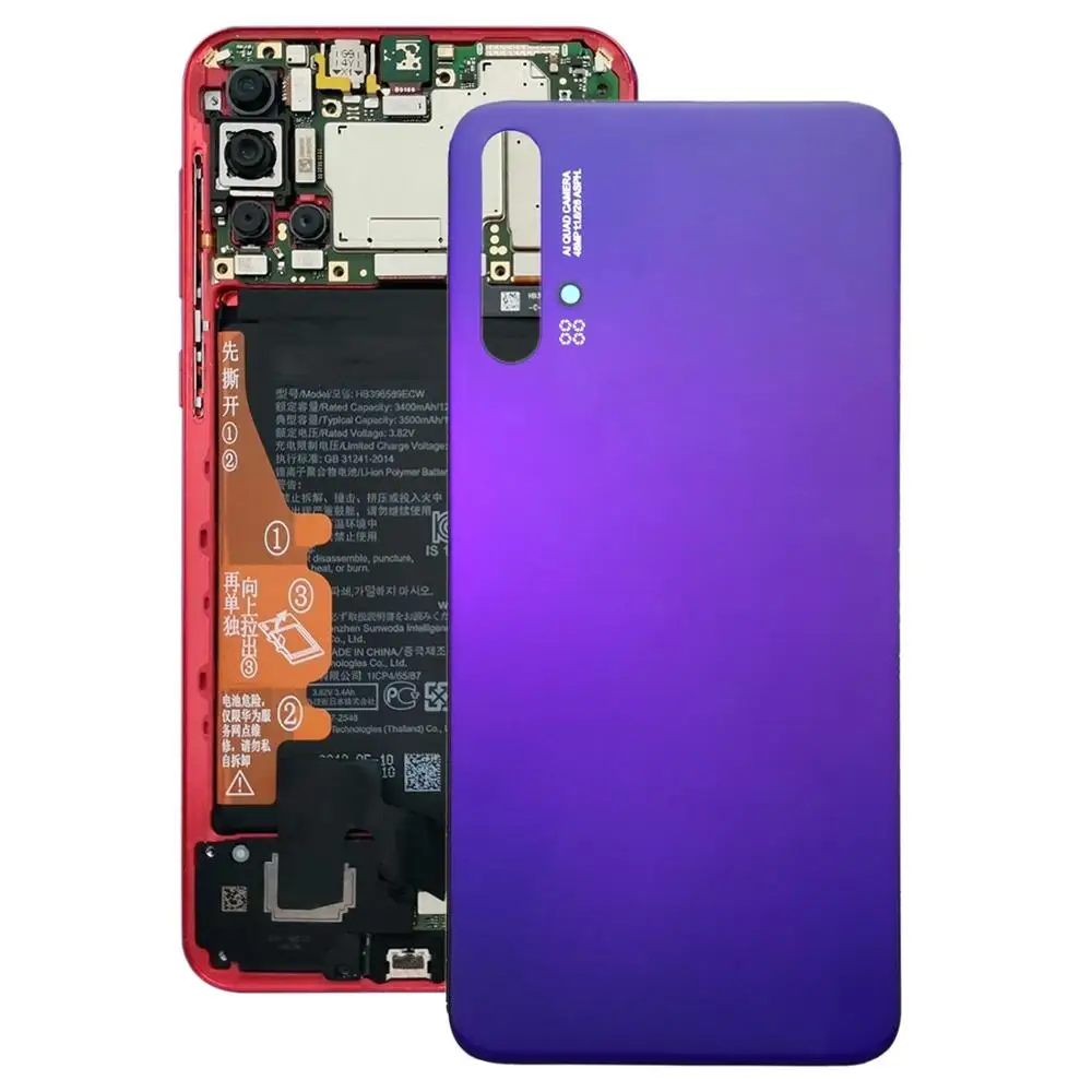 Задняя крышка батареи для huawei Nova 5 Pro, задняя крышка для сотового телефона