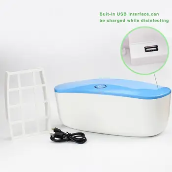 

Smart LED UV Sterilizer Box Nails Accessoires Comestics Makeup Brush Nail Personal Care Tool UV Disinfection Box Cleaning Device
