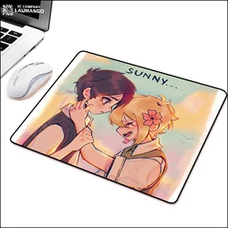 Omori tapete de mesa do computador bonito tapete de mouse kawaii mausepad computador computador gamer gabinete laptops deskmat mousepad empresa teclado anime