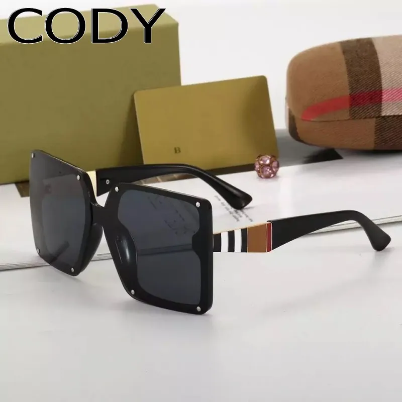 

QP503 High Quality Sunglasses Women Men Luxury Brand Square Men Lady Goggle Glasses Gradient Black Lens UV400 Eyeglasses
