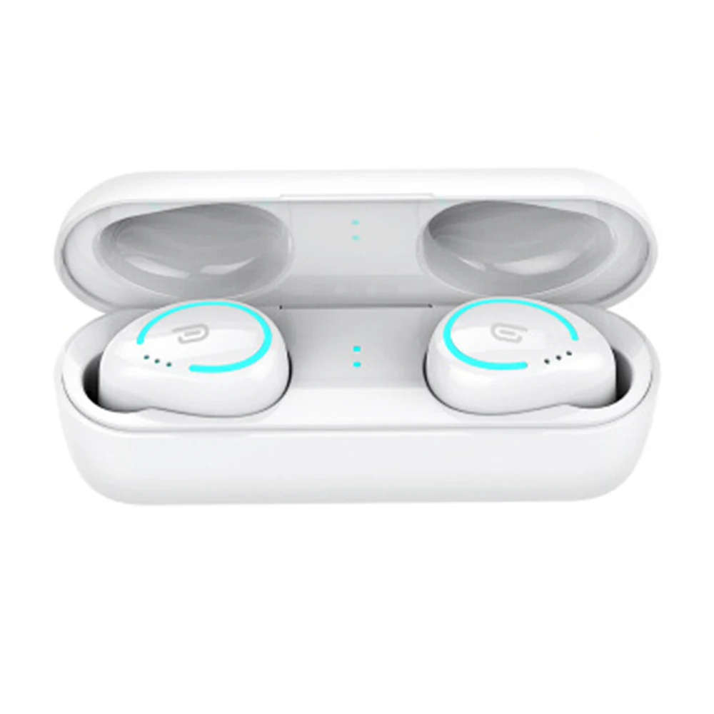 Белый TWS-I8 Bluetooth 5,0 гарнитура настоящие беспроводные наушники Blutooth наушники с зарядным устройством - Цвет: Белый