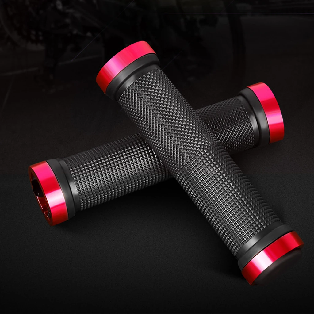 BIke Bicycle Grips Bicycle Handlebars Handlebar Road Double Lock Handle Aluminum Alloy On Cycling Handlebar Hand Cover