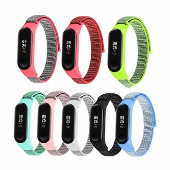 

Nylon Replaceable Bracelet for Xiaomi Mi Band 4 Strap Nylon Silicone Sport Wristband for Mi Band 3 Mi Band 4 Smart Watch Strap