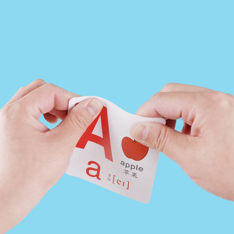 

26 Alphabet English Book Learning Flash Card With Animal Word Cards Early Educational Toys For Children Teacher Teaching Aids