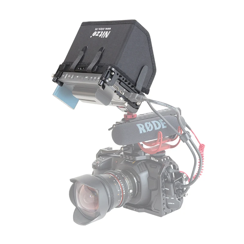 lh5h câmera dslr campo monitor gaiola protetora